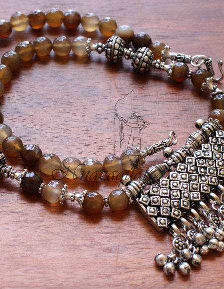 Oxidized handcrafted necklace NND 3592