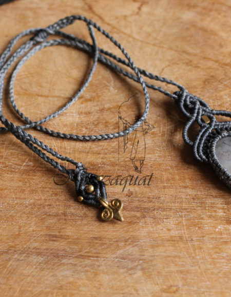 Macrame hand crafted Bohemian necklace NND 3949