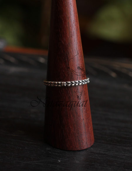 Pure silver finger ring SS 343