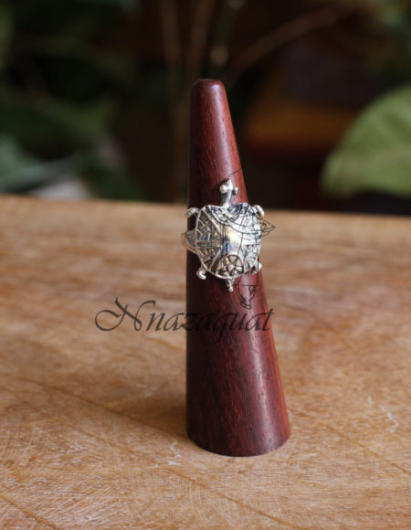 Pure silver turtle ring SS 408