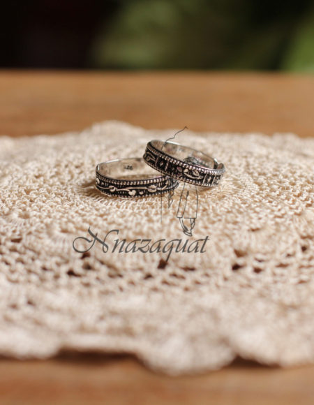 Pure silver toe rings SS 472