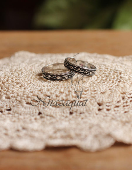 Pure silver toe rings SS 473