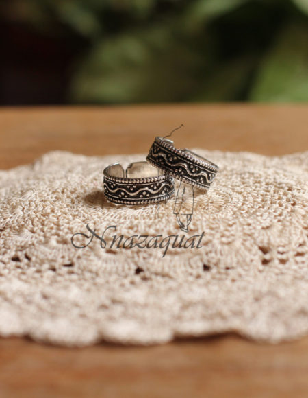 Pure silver toe rings SS 475