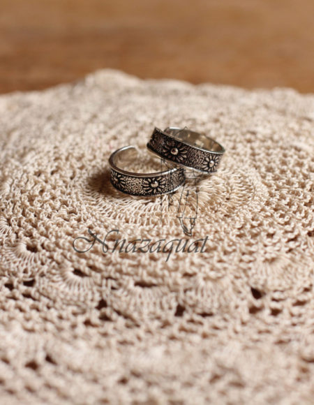 Pure silver toe rings SS 476