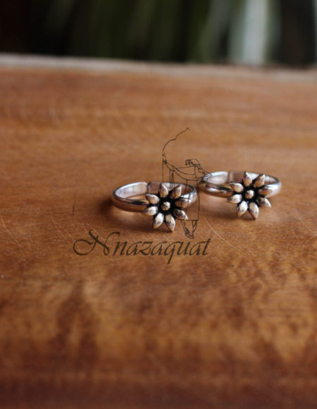 Pure silver toe rings SS 576