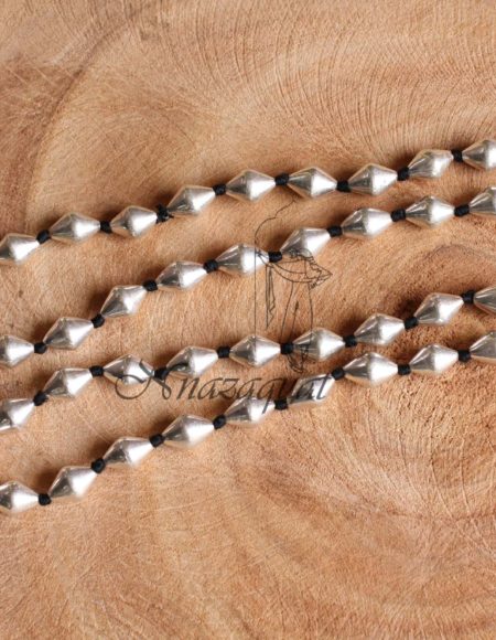 Pure Silver handcrafted Dholki necklace SS 649