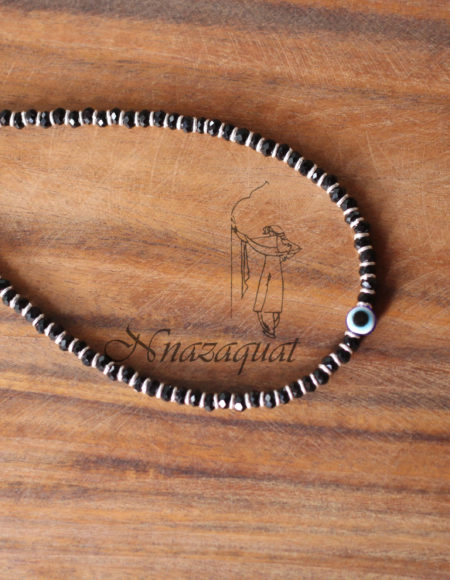 Pure silver evil eye anklet SS 1456