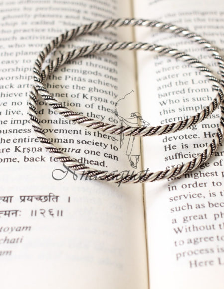 Pure silver hand crafted bangles SS 877