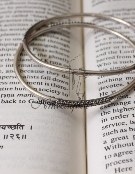 Pure silver hand crafted bangles SS 878
