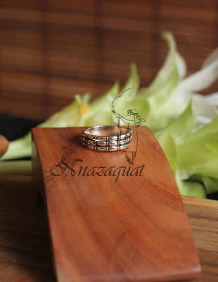 Pure silver finger ring SS 1047