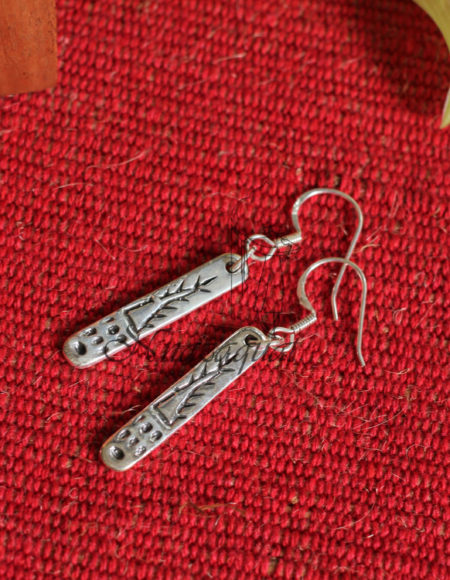 Pure silver earrings SS 1081