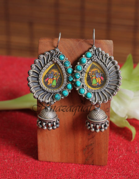 Pure silver earrings SS 1086
