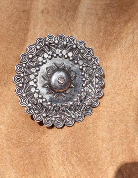 Pure silver finger ring SS 936