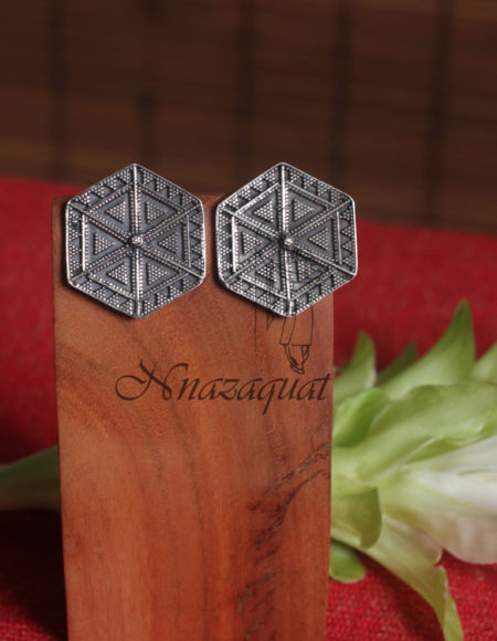 Pure silver ear studs SS 962
