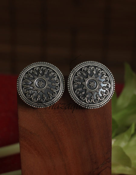 Pure silver ear studs SS 964