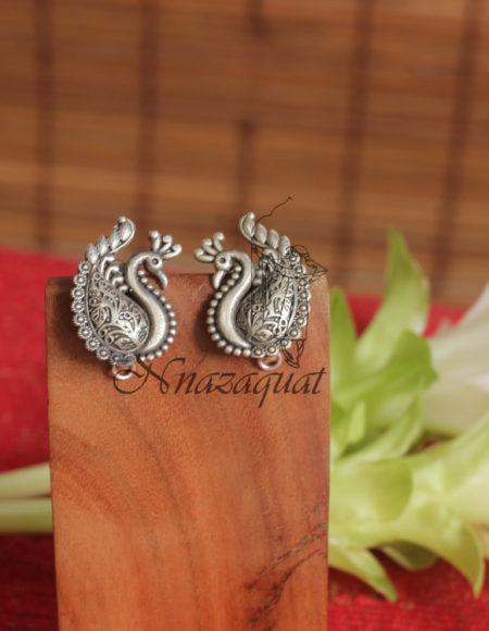 Pure silver earring studs SS 986