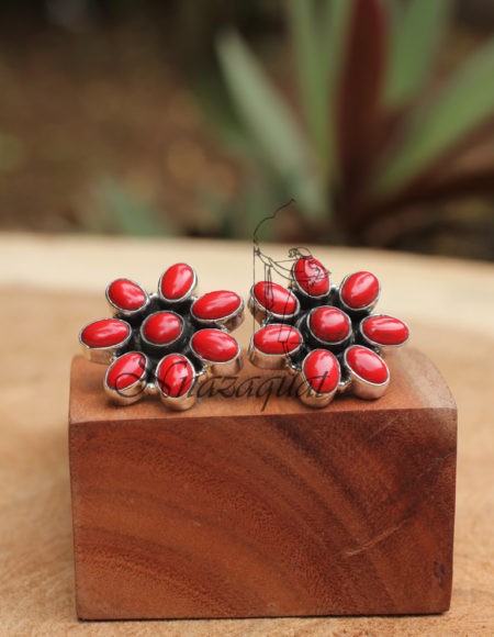 Pure silver stud earrings SS 1218r