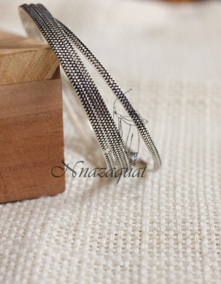 Pure silver rawa bangles SS 1476