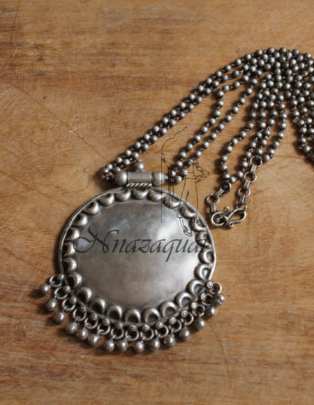 Silver lookalike Tribal necklace SLA 14