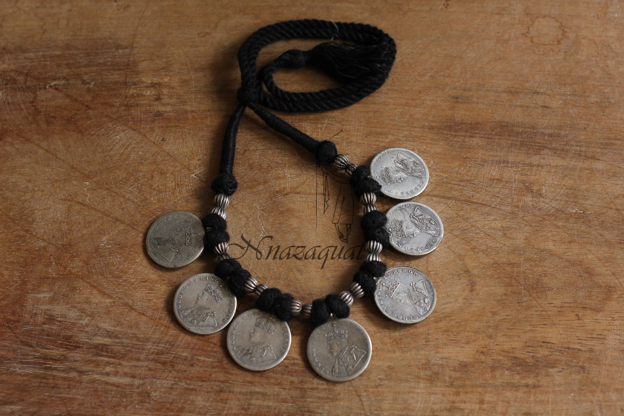 Silver lookalike Tribal necklace SLA 19