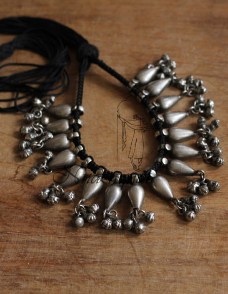 Silver lookalike Tribal choker SLA 29