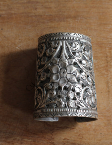 Silver lookalike Tribal cuff bracelet SLA 37