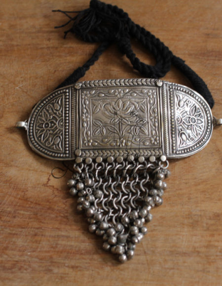 Silver lookalike Tribal choker SLA 52
