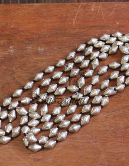 Pure Silver handcrafted Long Dholki necklace SS 1618