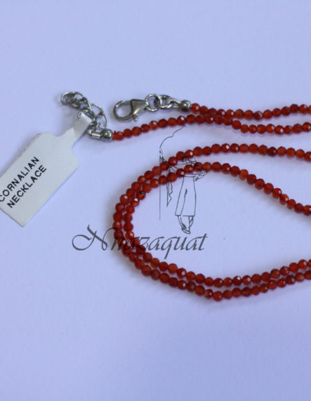 Cornalian handcrafted necklace SS 1751