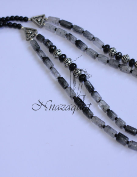 Double layer rutile necklace SS 1784