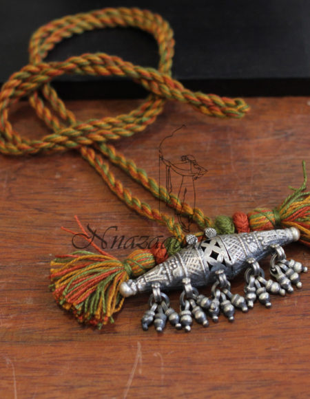 Pure silver handcrafted thread necklace SS 1791