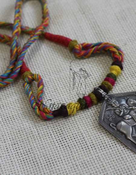 Pure silver handcrafted thread necklace SS 1794