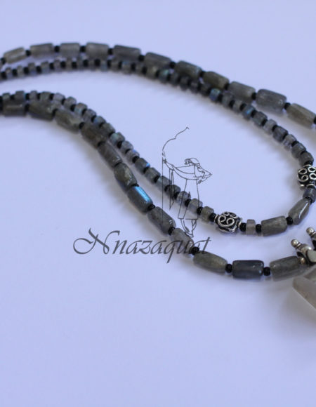 Double layer rutile necklace SS 998