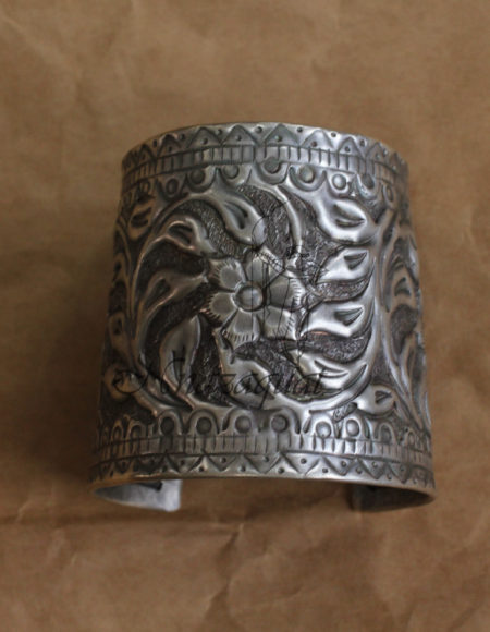 Silver lookalike Tribal cuff bracelet SLA 61