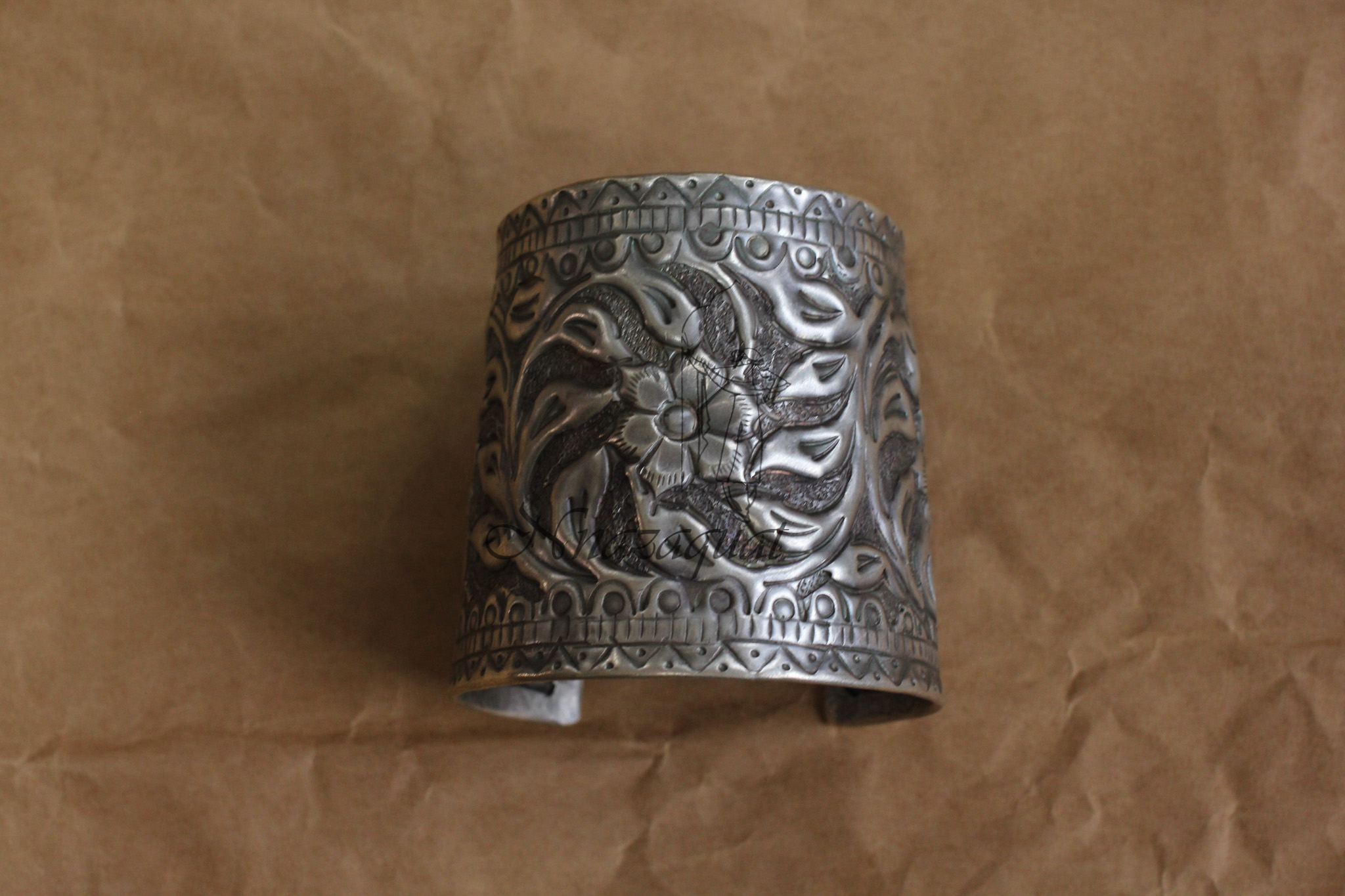 Silver lookalike Tribal cuff bracelet SLA 61