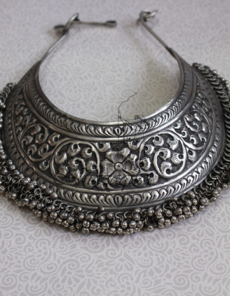 Silver lookalike Tribal necklace SLA 68