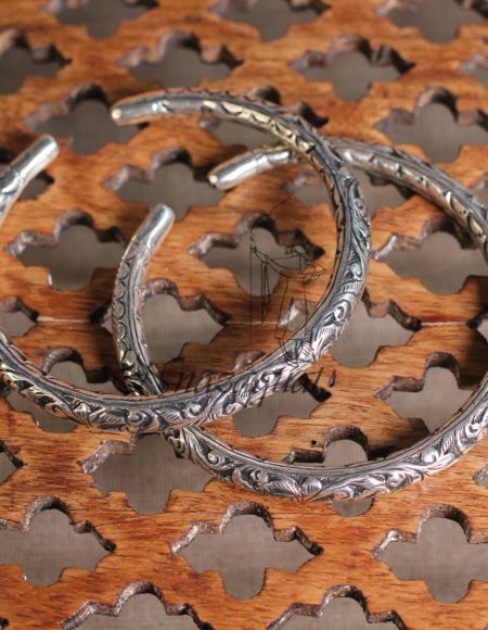Pure silver kada/Payal SS 1838
