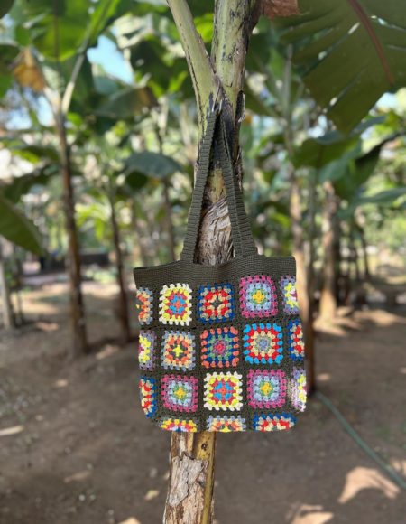 Multicolor Crochet Bag CR 10