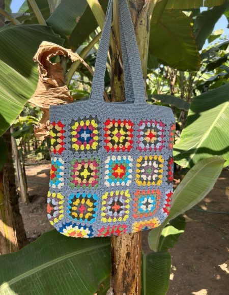 Multicolor Crochet Bag CR 10G
