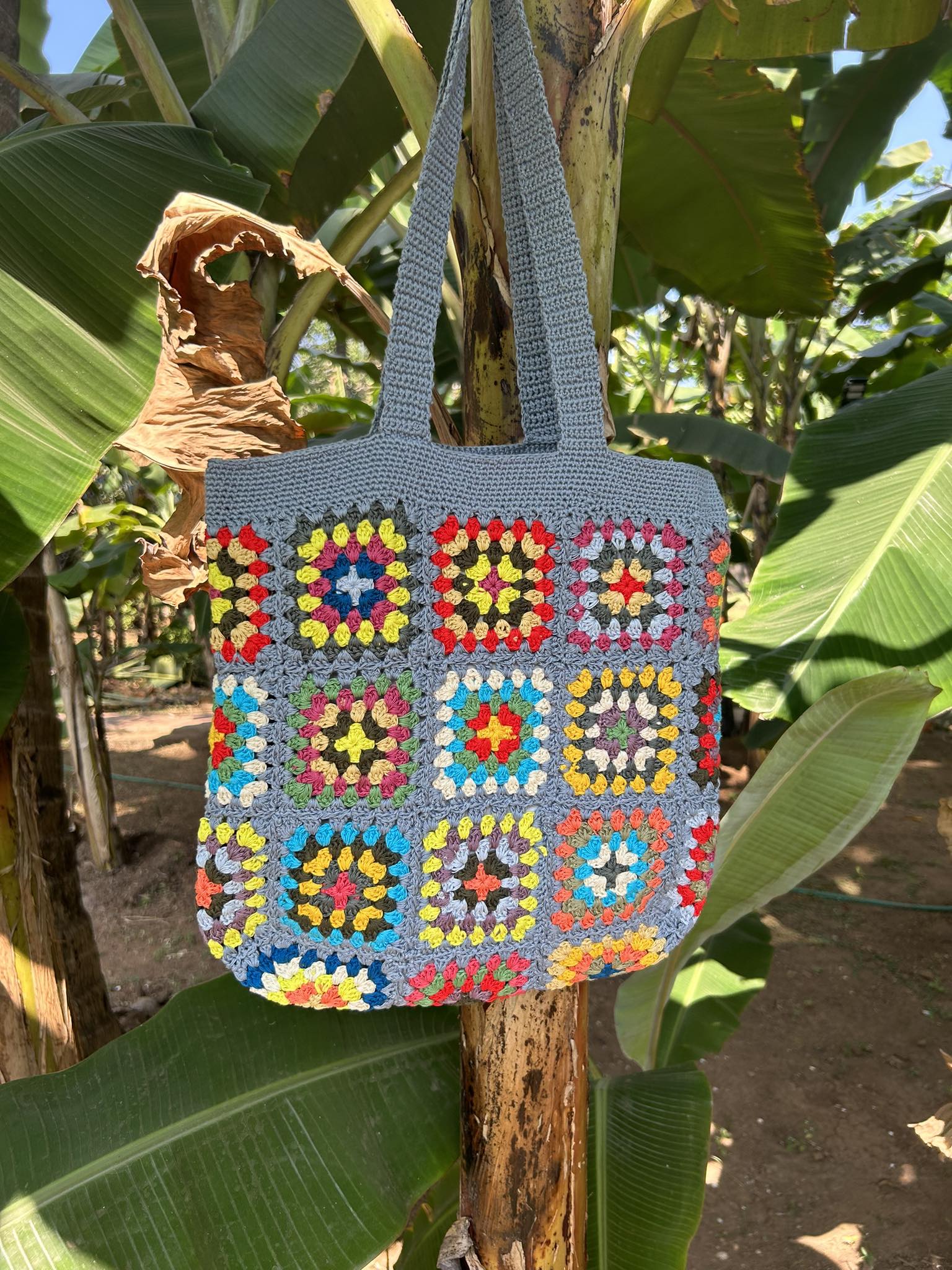 Multicolor Crochet Bag CR 10G