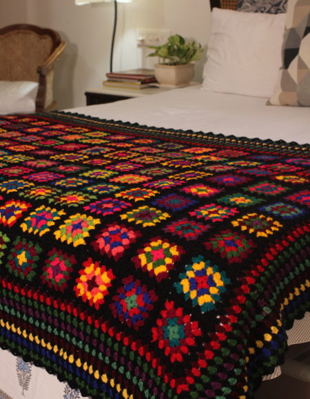 Crochet granny square blanket CR 3