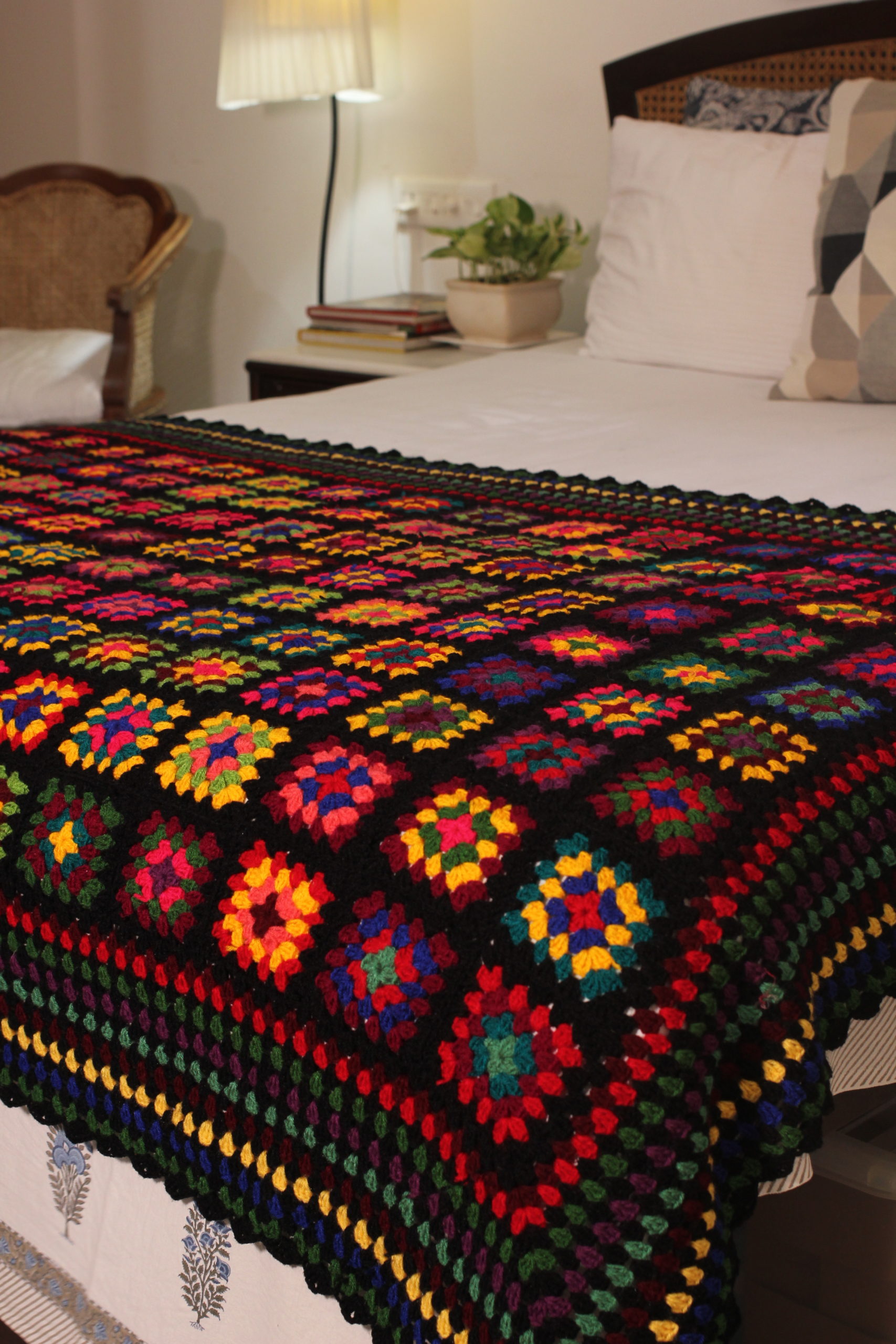 Crochet granny square blanket CR 3