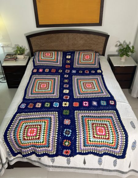 Crochet granny square blanket CR 4