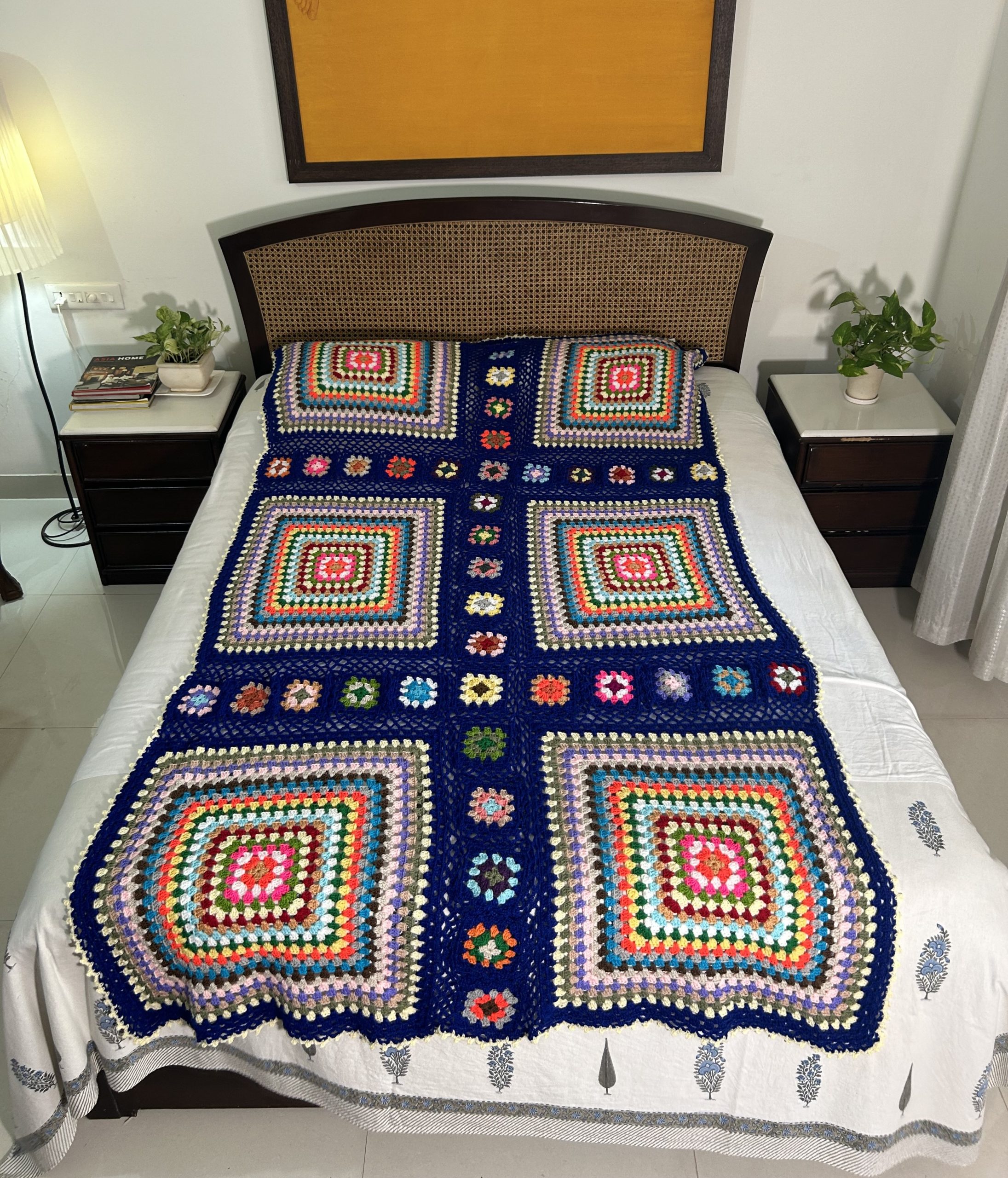 Crochet granny square blanket CR 4