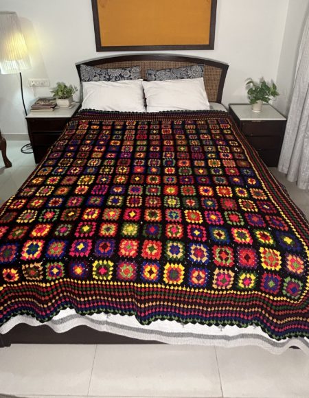 Crochet granny square blanket CR 6