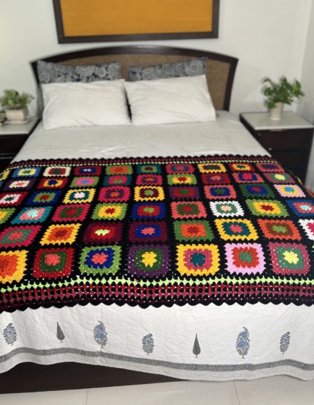 Crochet granny square blanket CR 7