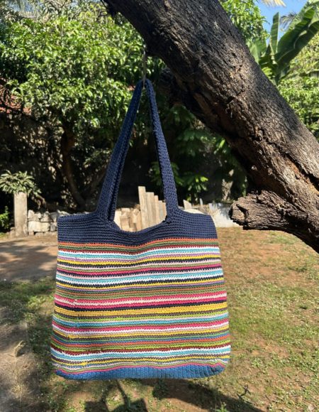 Multicolor Crochet Bag CR 8