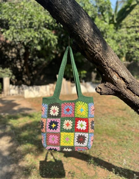Multicolor Crochet Bag CR 9