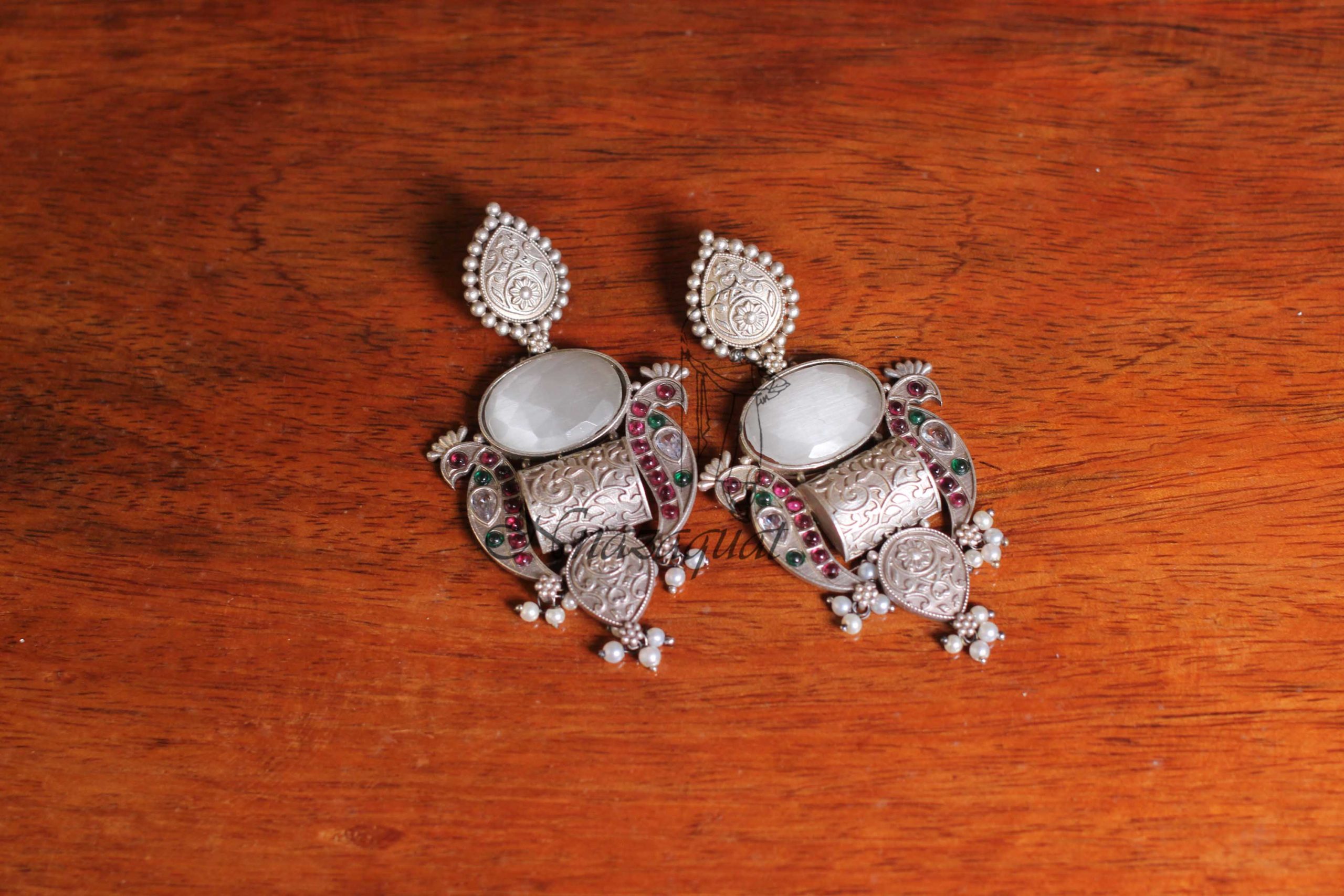 Silver lookalike Earring SLA 128W