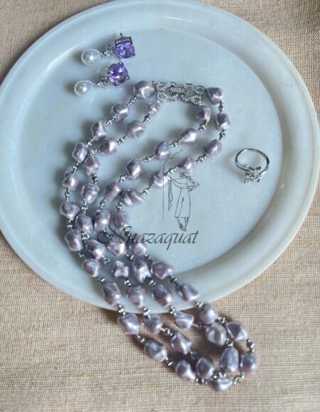 Pearl necklace set combo 08
